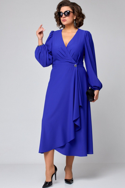 Платье EVA GRANT 7135 василек - фото 3