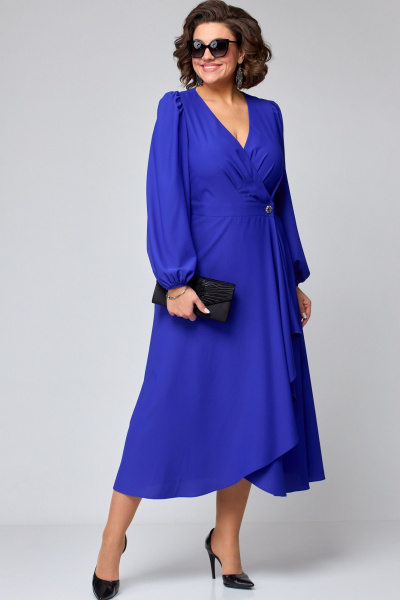 Платье EVA GRANT 7135 василек - фото 2