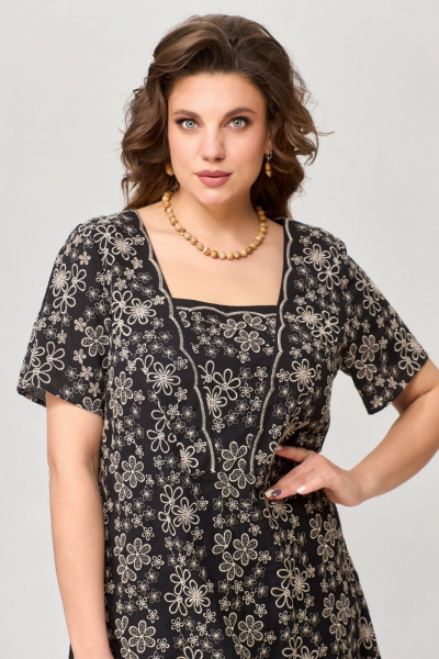 Платье Fita 1641 черный - фото 6