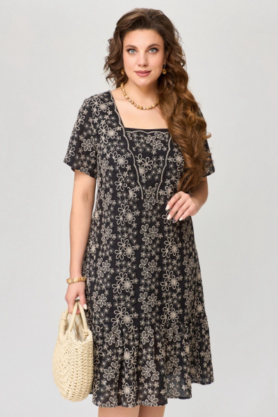 Платье Fita 1641 черный - фото 3