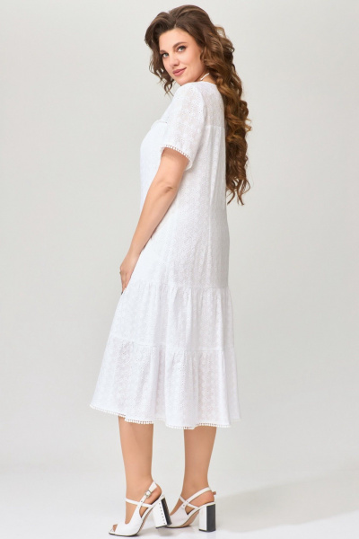 Платье Fita 1651 белый - фото 11