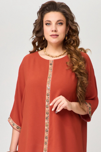 Туника Fita 20451 терракот - фото 7