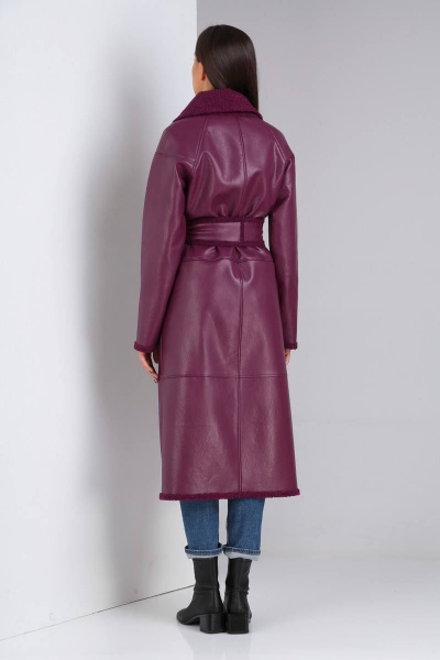 Дубленка Celentano 1863.1 винный - фото 3