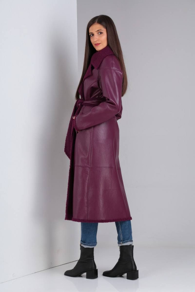 Дубленка Celentano 1863.1 винный - фото 12