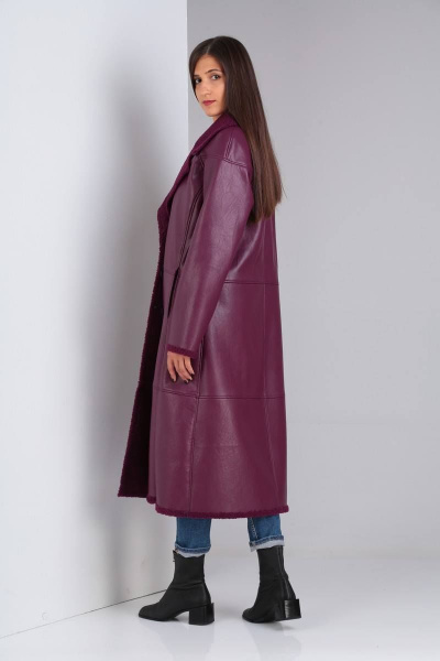 Дубленка Celentano 1863.1 винный - фото 5