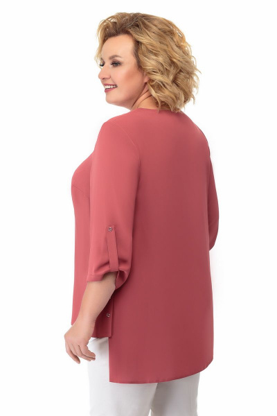 Блуза БелЭкспози 1329 терракот - фото 3