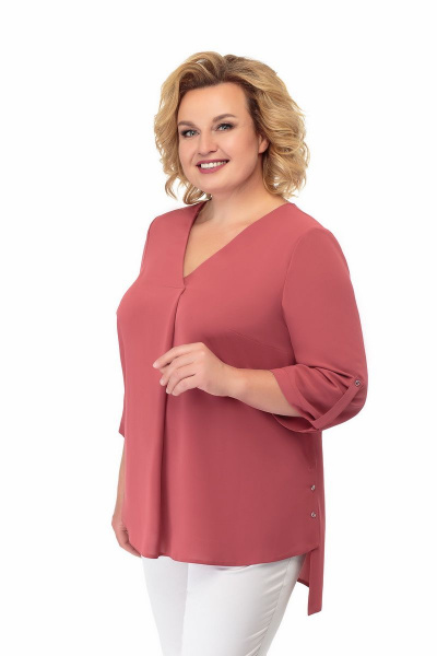 Блуза БелЭкспози 1329 терракот - фото 2