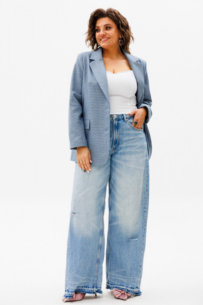 Жакет Anelli 1471.1 ниагара - фото 2