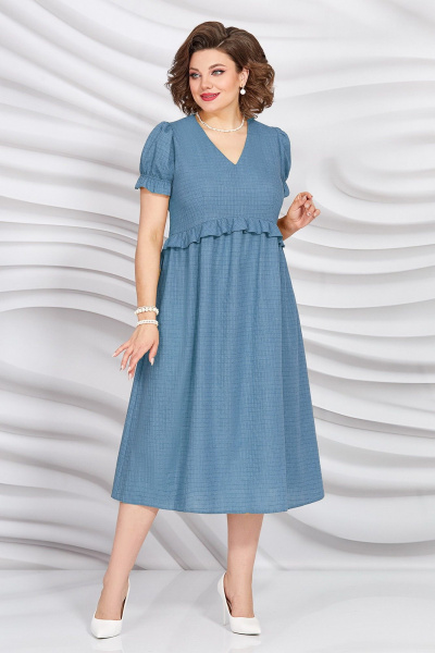 Куртка, платье Mira Fashion 5417-2 синий - фото 3