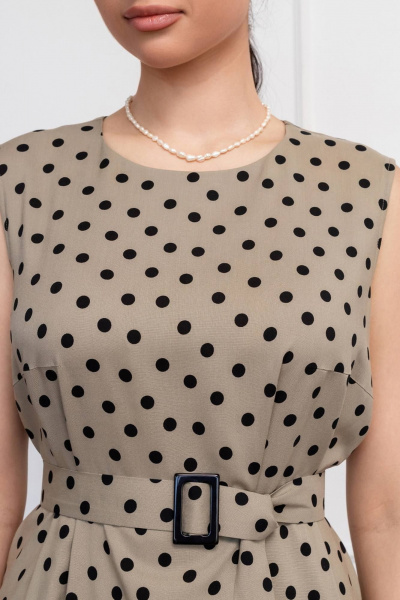 Платье трапециевидное из вискозы с разрезами LADO 6255/1-19 - фото 8