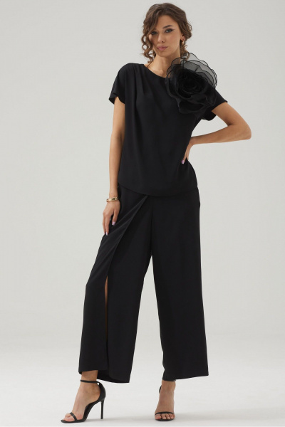 Блуза, брюки, брошь, ремень Lyushe 3796 - фото 12