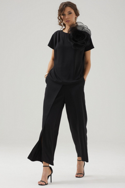 Блуза, брюки, брошь, ремень Lyushe 3796 - фото 11