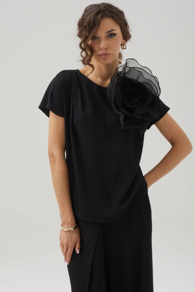 Блуза, брюки, брошь, ремень Lyushe 3796 - фото 9