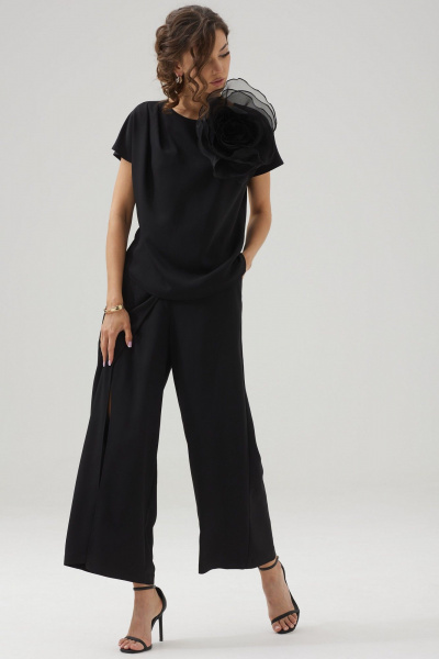 Блуза, брюки, брошь, ремень Lyushe 3796 - фото 8