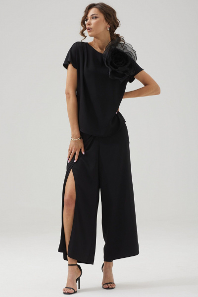 Блуза, брюки, брошь, ремень Lyushe 3796 - фото 3