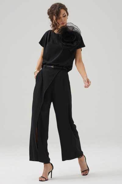 Блуза, брюки, брошь, ремень Lyushe 3796 - фото 6