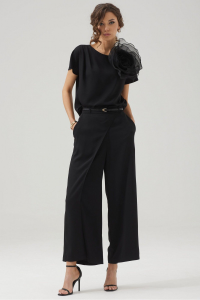 Блуза, брюки, брошь, ремень Lyushe 3796 - фото 5