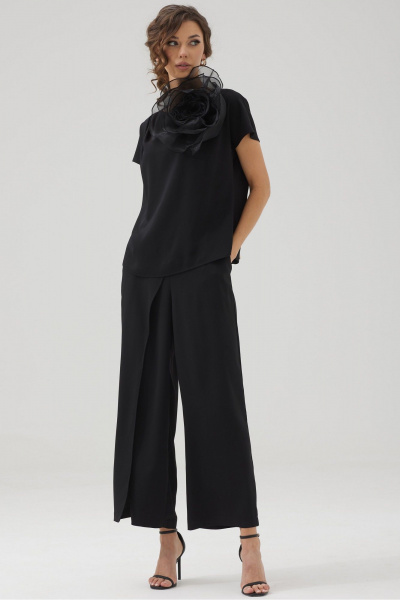 Блуза, брюки, брошь, ремень Lyushe 3796 - фото 1