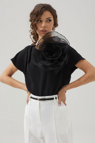 Блуза, брошь Lyushe 3820 - фото 8