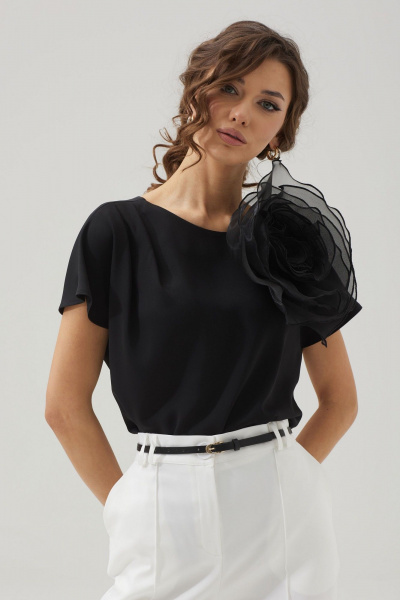 Блуза, брошь Lyushe 3820 - фото 2