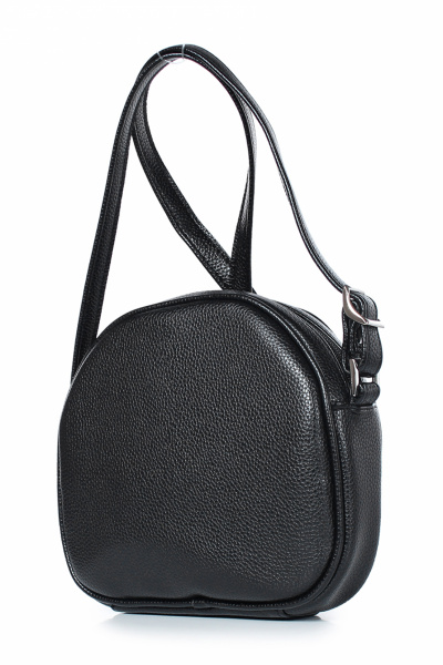 Черная сумка на молнии из экокожи с ручкой-ремнем Galanteya 47923.23с1353к45 черный - фото 1