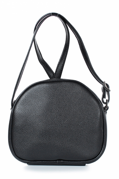 Черная сумка на молнии из экокожи с ручкой-ремнем Galanteya 47923.23с1353к45 черный - фото 2