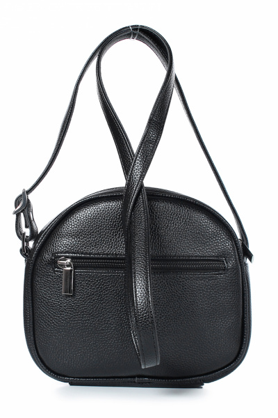 Черная сумка на молнии из экокожи с ручкой-ремнем Galanteya 47923.23с1353к45 черный - фото 3