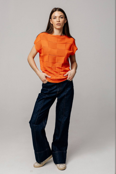 Жилет Romgil 431ТН ярко-оранжевый - фото 4