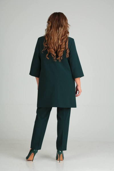 Брюки, жакет, майка SVT-fashion 525 зеленый - фото 2