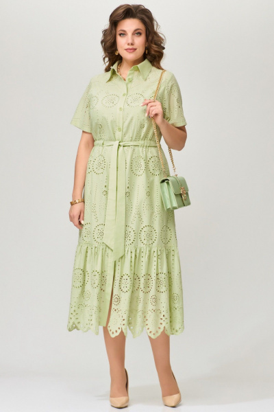 Платье Fita 1621 оливковый - фото 1