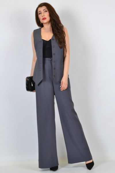 Жилет Patriciа 01-5605 графит - фото 5