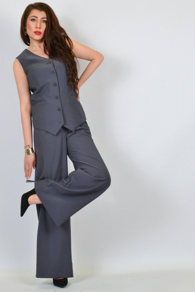 Жилет Patriciа 01-5605 графит - фото 2
