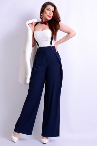 Брюки Patriciа 01-5678 темно-синий - фото 3