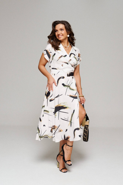 Платье Beautiful&Free 6182 абстракция - фото 3