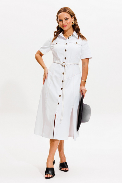 Платье VI ORO VR-1132 белый - фото 2