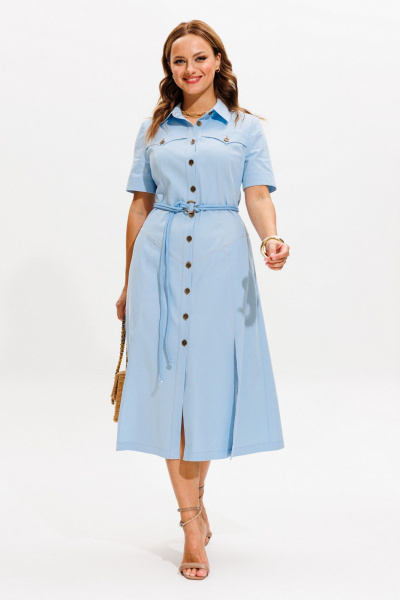 Платье VI ORO VR-1132 голубой - фото 4