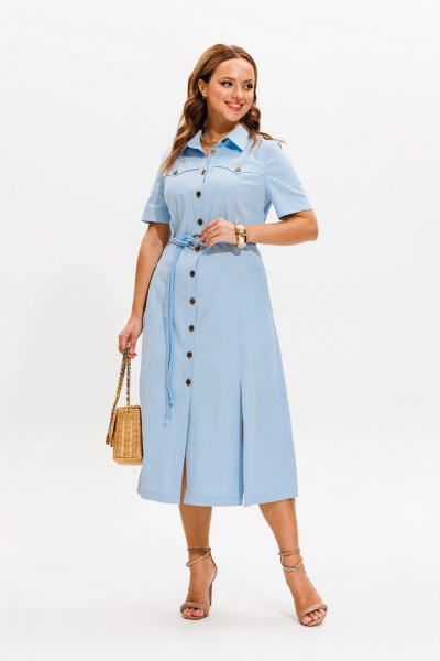 Платье VI ORO VR-1132 голубой - фото 3