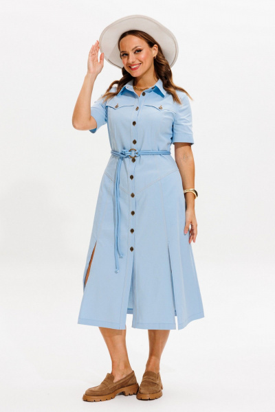Платье VI ORO VR-1132 голубой - фото 10