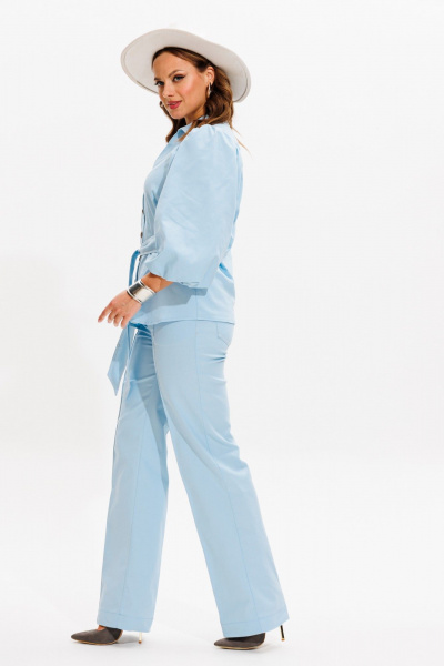 Брюки, жакет VI ORO VR-1059 голубой - фото 7