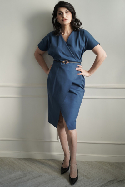 Платье MAKKI 3122 синее - фото 1