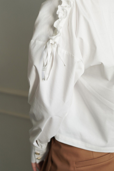 Блуза MAKKI 3322 молочный - фото 4