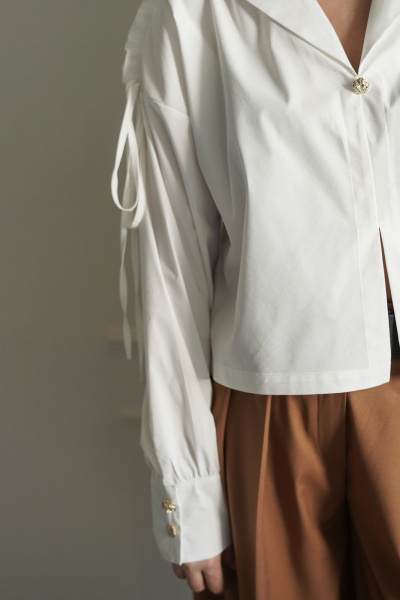 Блуза MAKKI 3322 молочный - фото 3