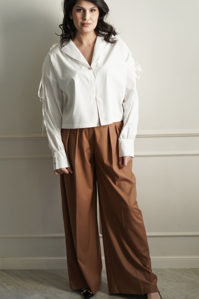 Блуза MAKKI 3322 молочный - фото 1