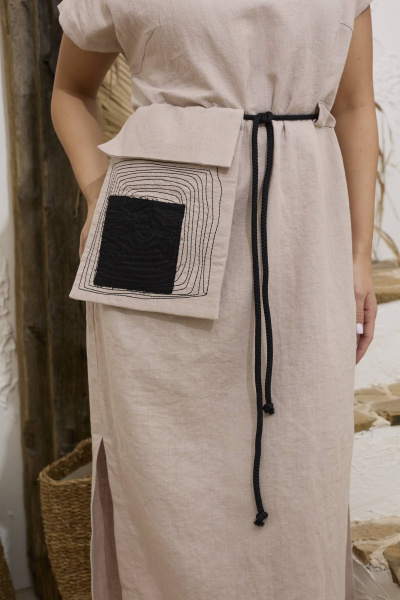 Платье Ma Сherie 4057 бежевый - фото 3