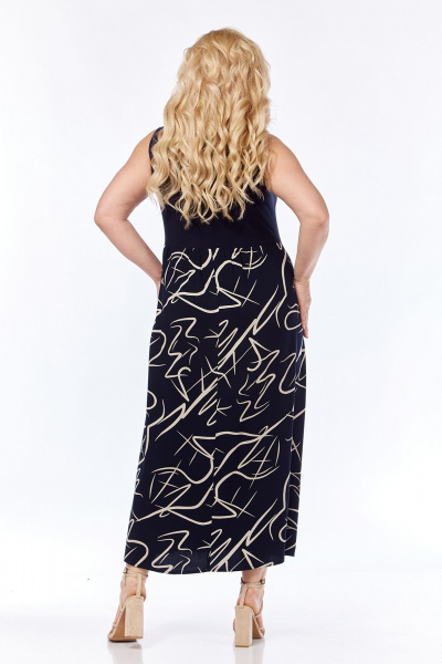 Летний комплект из вискозы и текстиля с платьем и блузой Jurimex 3122 - фото 2