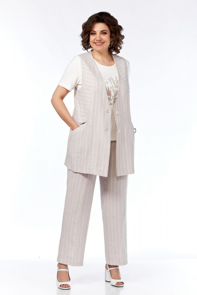 Брюки, жилет, футболка Jurimex 3073 бежевый - фото 1