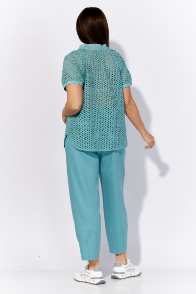 Летний комплект блузки и брюк с резинками TAiER 1289 - фото 4