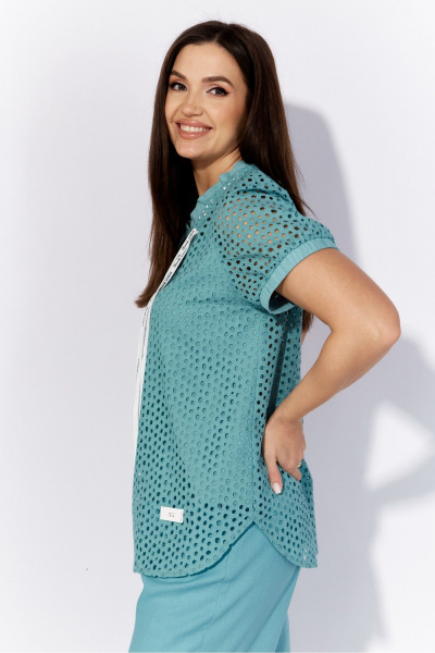 Летний комплект блузки и брюк с резинками TAiER 1289 - фото 2