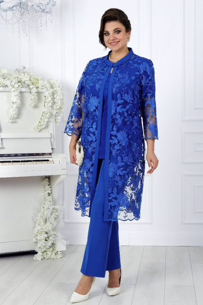 Брюки, джемпер, кардиган Ninele 5971 василек - фото 12