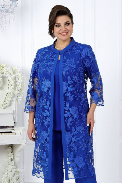 Брюки, джемпер, кардиган Ninele 5971 василек - фото 11